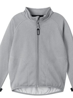Kids' Light Gray Full-Zip Fleece Jacket - Reima